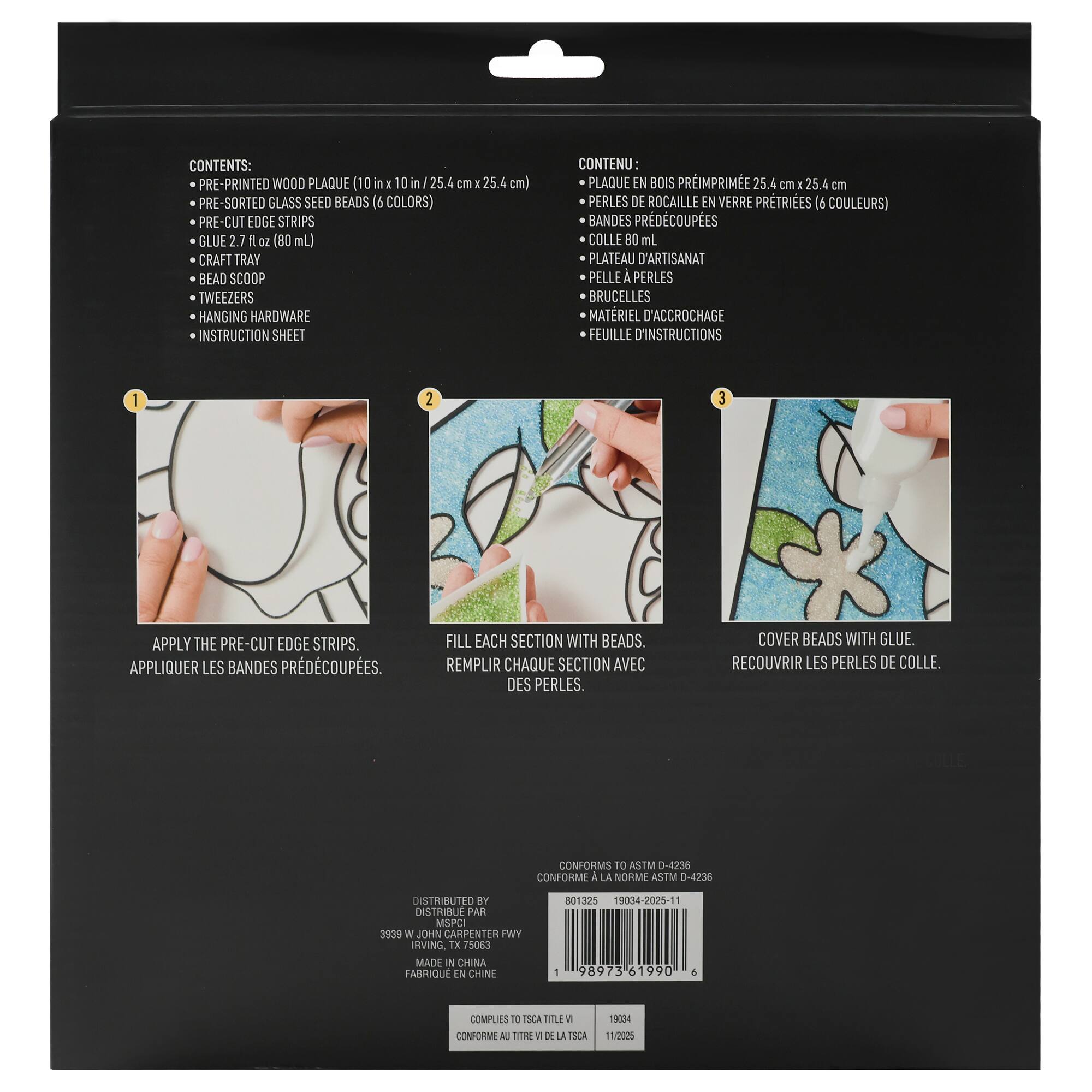10" x 10" Butterfly Bead Art Kit by Make Market®